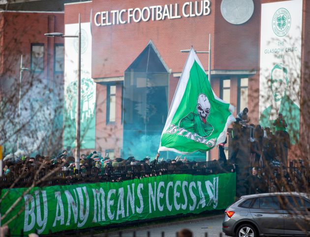 Green Brigade and Bhoys Celtic