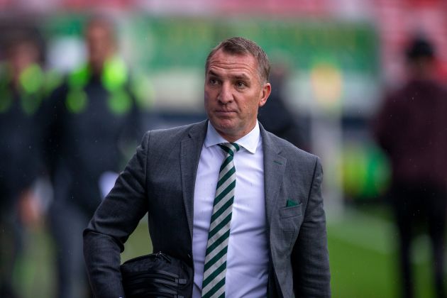 Brendan Rodgers in Dingwall