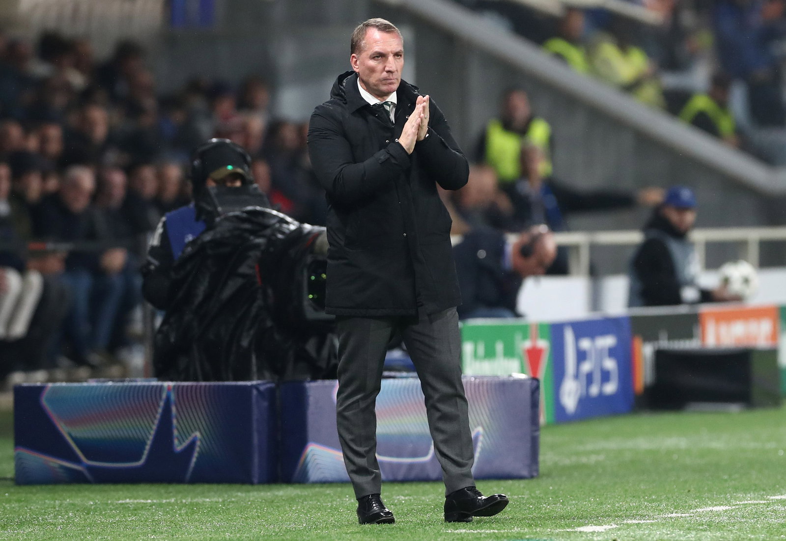 Brendan Rodgers in Bergamo