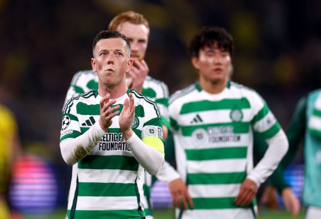 Callum McGregor after the match in Dortmund