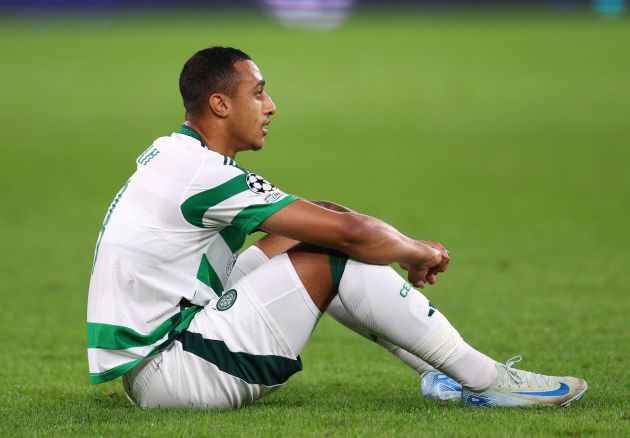 “I think he’s got away with one there,” Brendan Rodgers on Idah’s ankle scan Adam Idah looking dejected