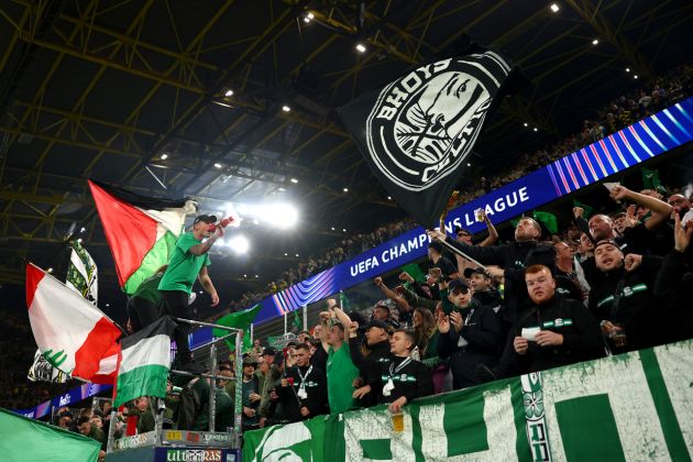 Celtic supporters in Dortmund