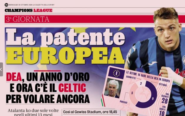 Atalanta's L plates are off