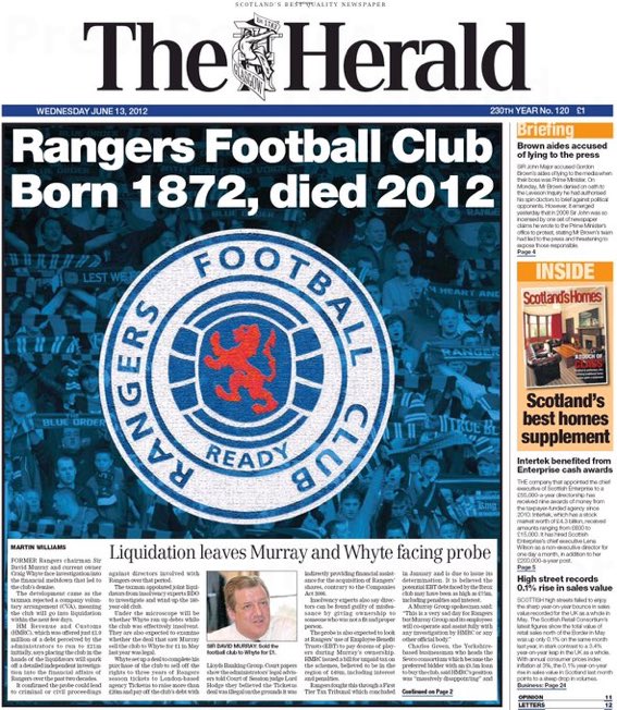 The Herald headline