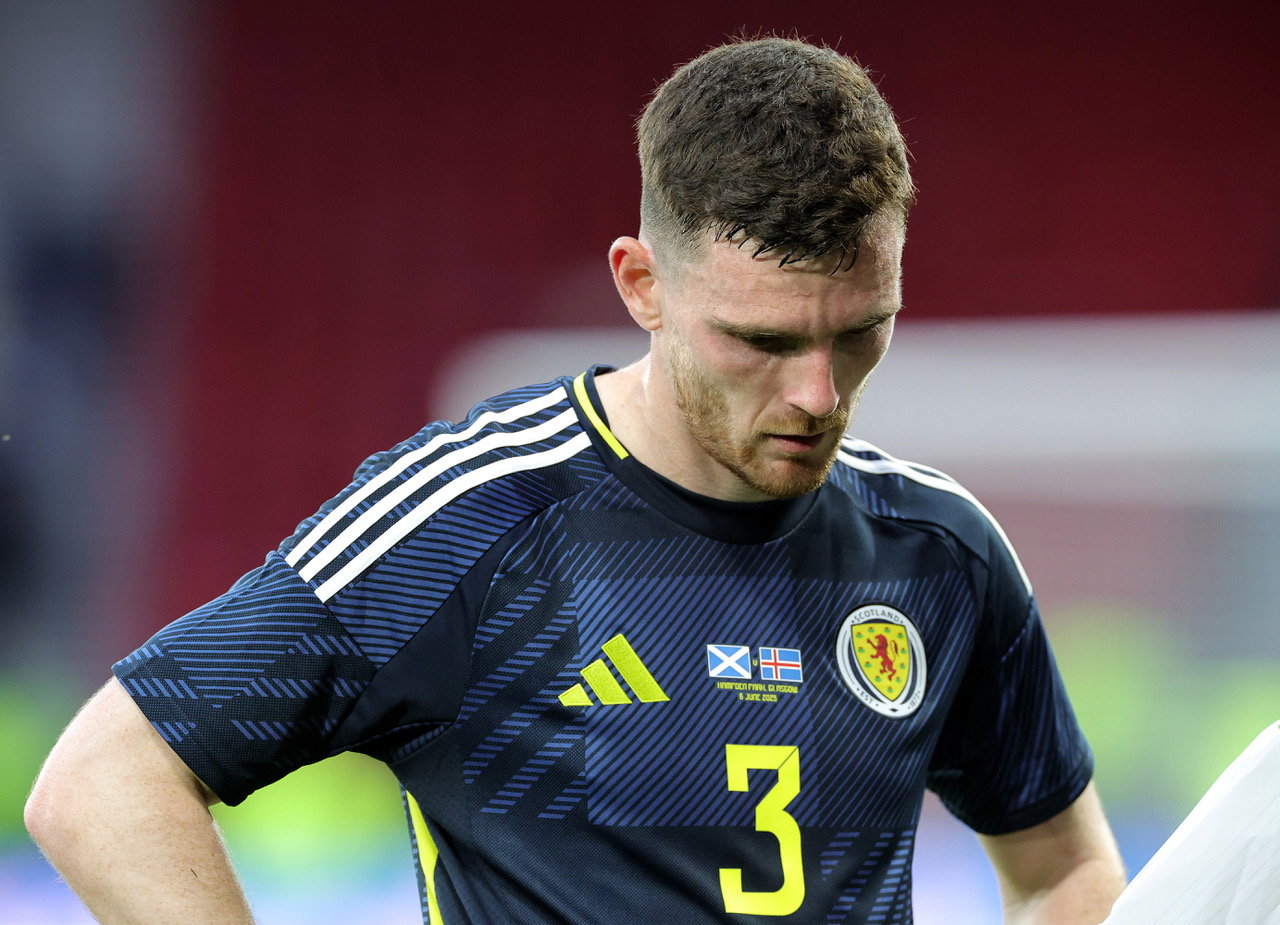 Andy Robertson of Scotland