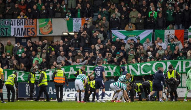 Celtic fan protest