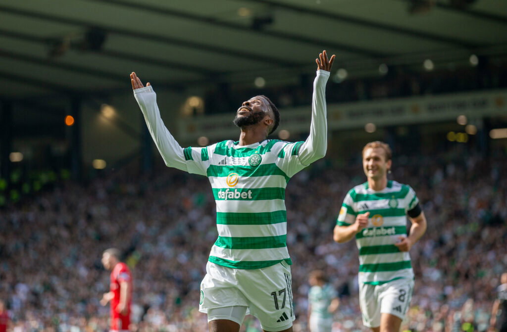 Kelechi Iheanacho of Celtic celebrates