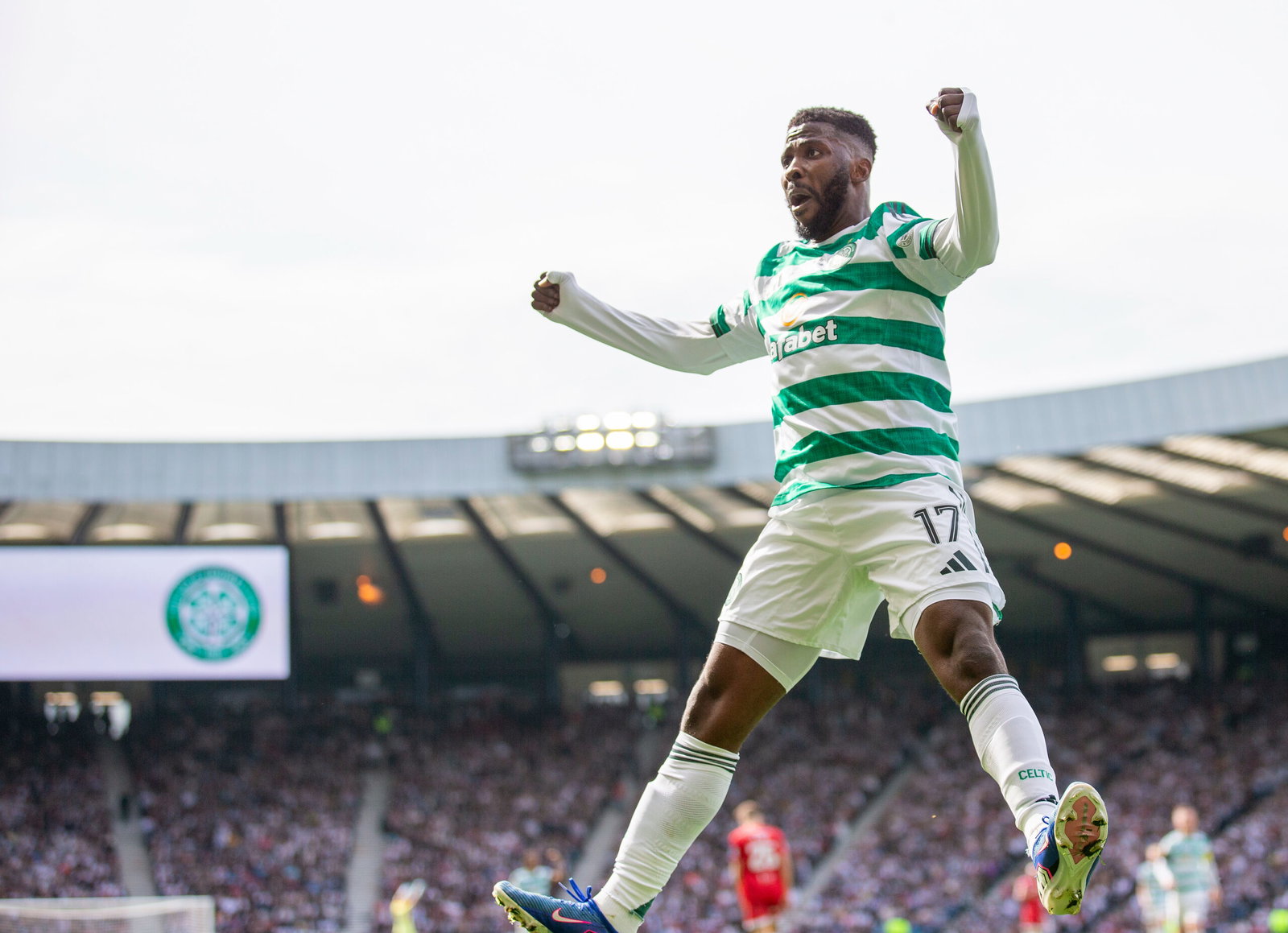 Kelechi Iheanacho of Celtic celebrates