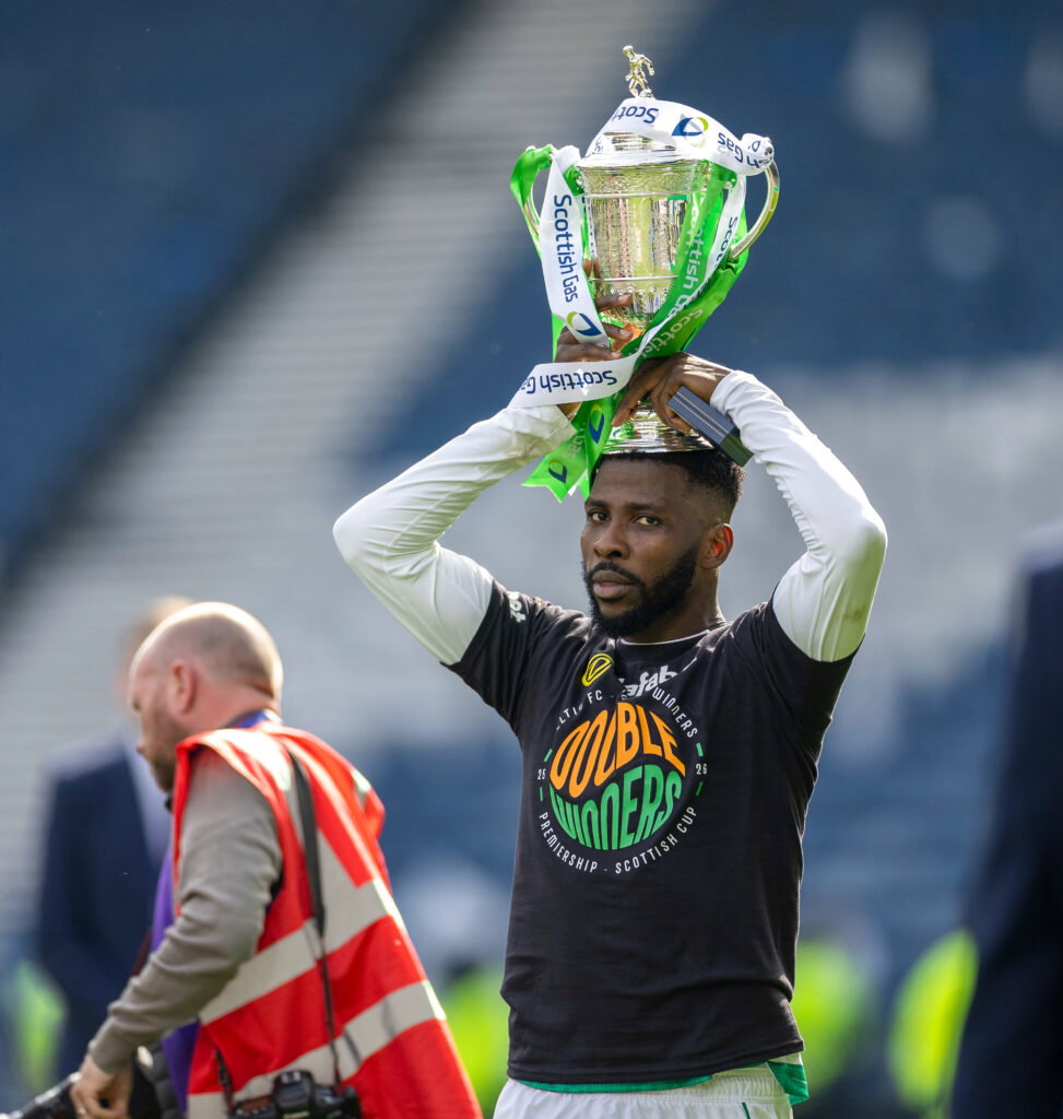 Kelechi Iheanacho reveals desire to stay as Celtic future remains unclear Kelechi Iheanacho with the Scottish Cup.