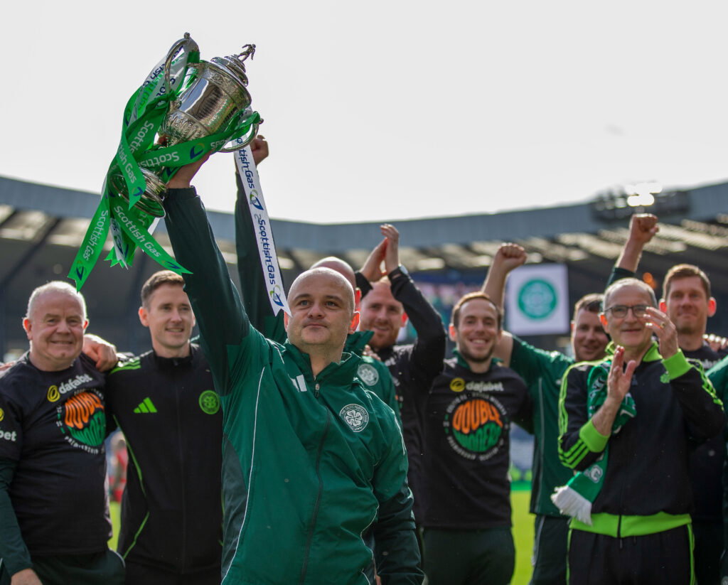 Shaun Maloney emerges as contender for Celtic Sporting Director role Shaun Maloney with the Scottish Cup.