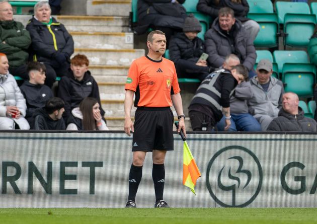 Douglas Ross at Easter Road, Hibs 1 Celtic 2
