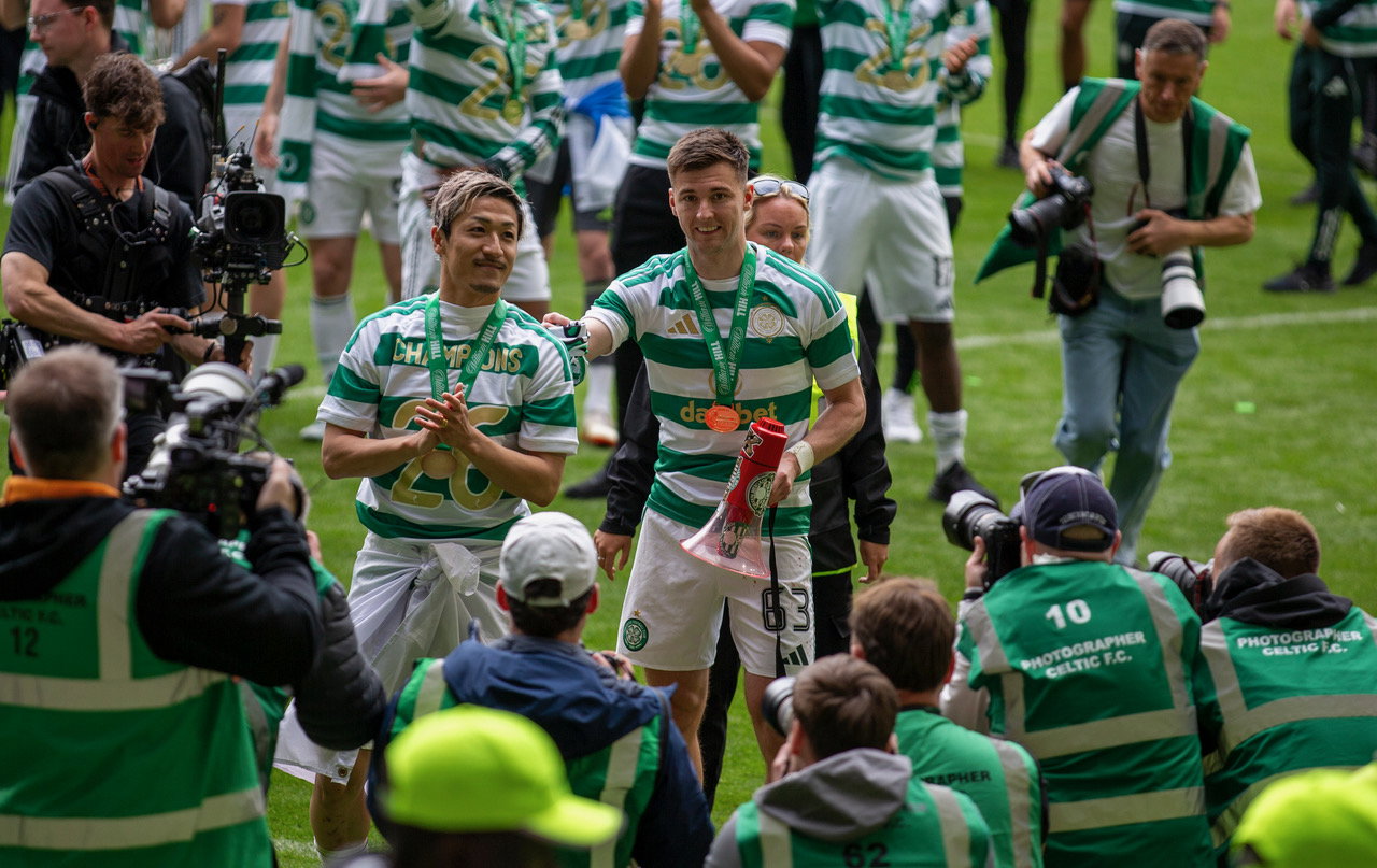 Celtic celebrations after 2026 title win.