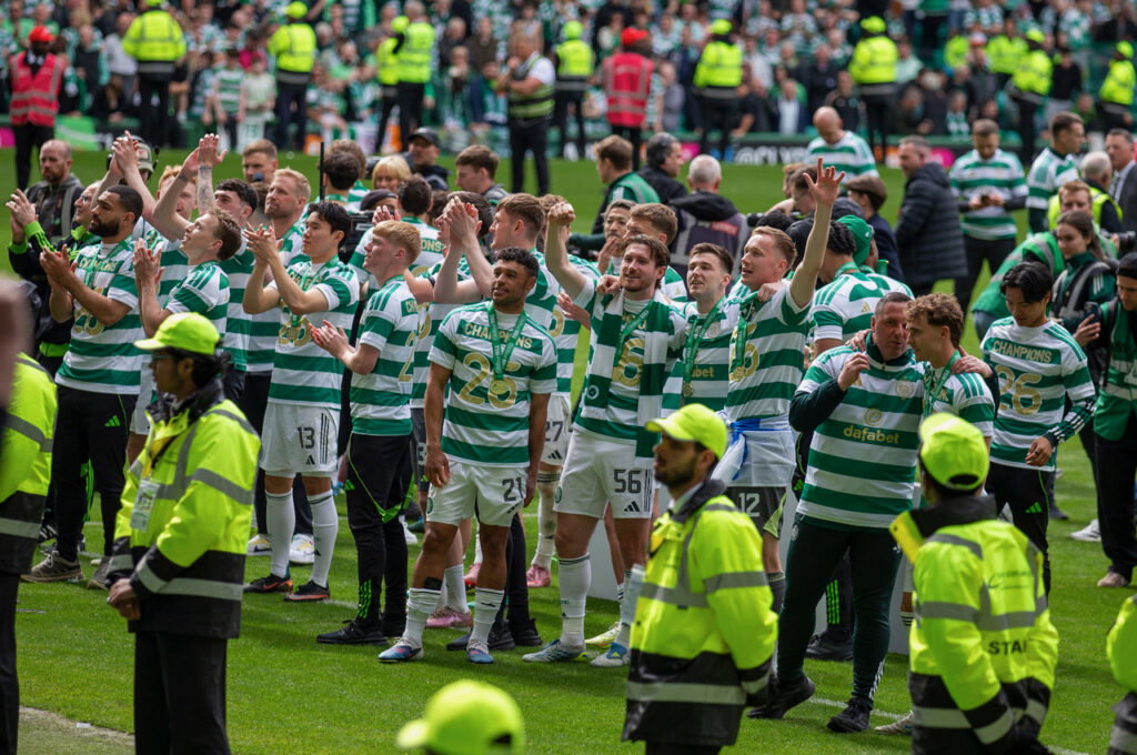 Celtic celebrations after 2026 title win.