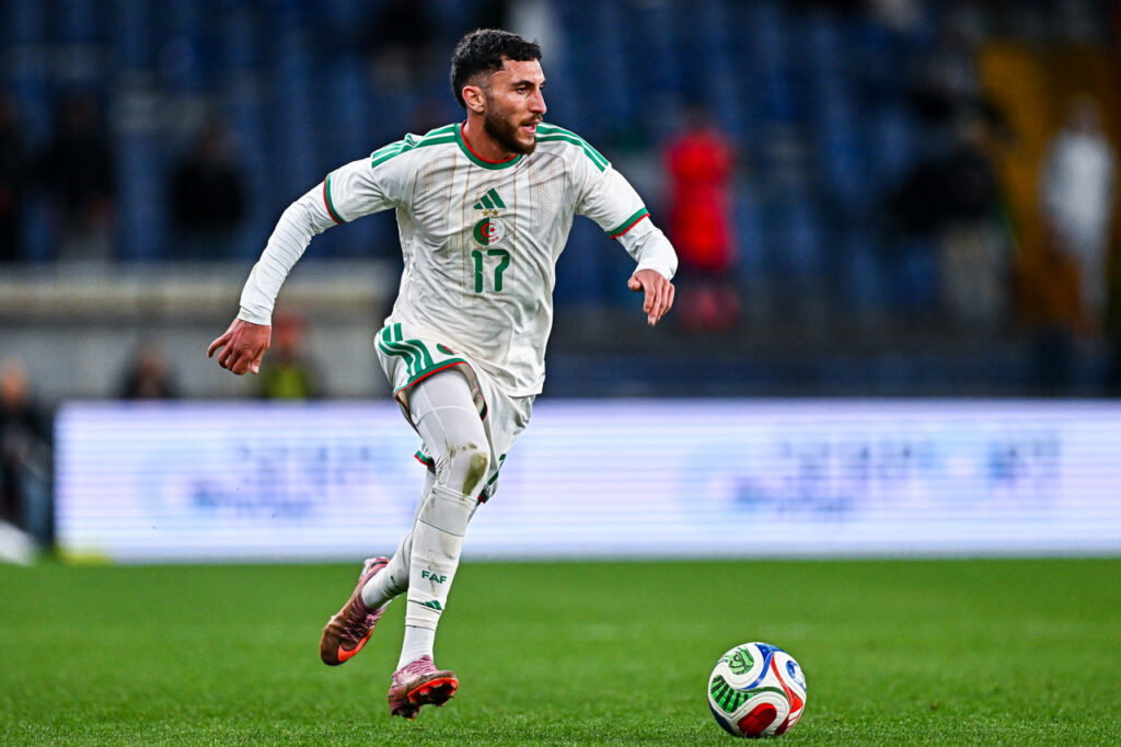 Celtic’s opening Ghedjemis bid rejected as Johnston’s Everton move nears Fares Ghedjemis of Algeria