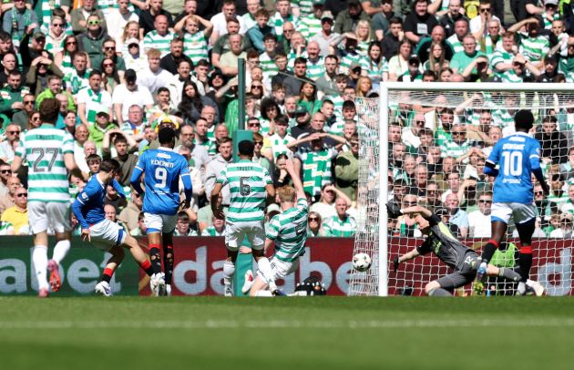 ‘Out of this world’ – O’Neill raves about Maeda’s wonder goal in Glasgow Derby victory Mikey Moore of the Rangers scores the opening goal