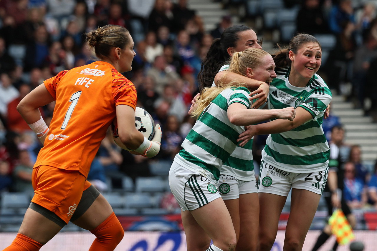 Morgan Cross celebrates