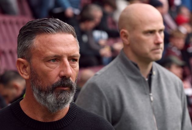 Celtic linked Jens Berthel Askou can have a big say in title destination Derek McInnes, Manager of Hearts and Jens Berthel Askou, Manager of Motherwell