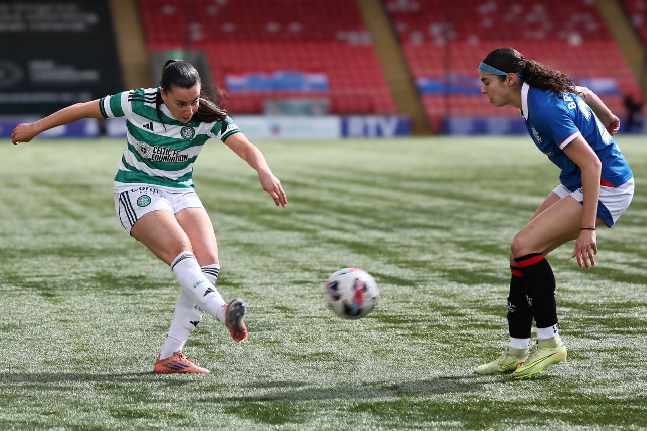 Amy Gallacher in action