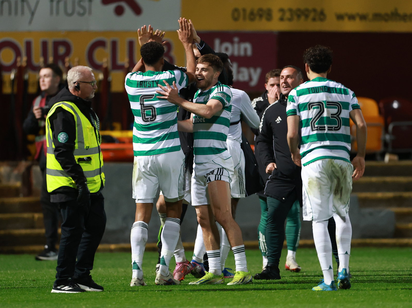 Auston Trusty of Celtic celebrates