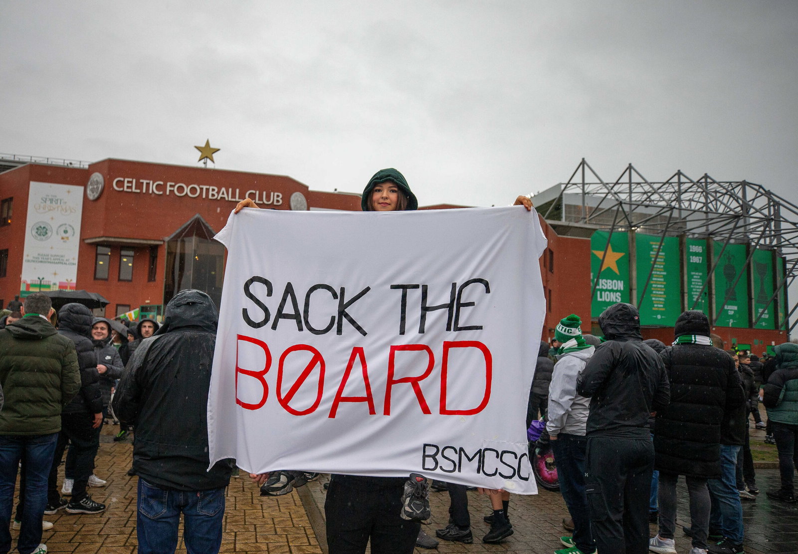 Celtic Fan Protest;