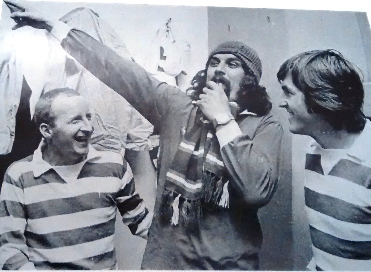 Jimmy Johnstone, Billy Connolly and Kenny Dalglish