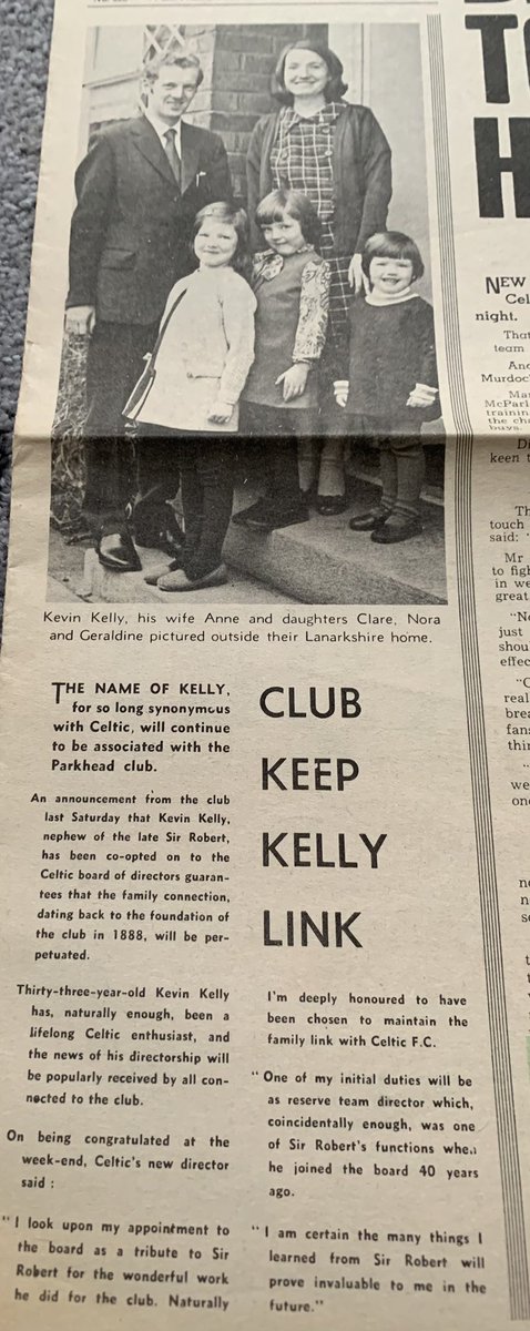 Celtic FC Chairman has passed away. 