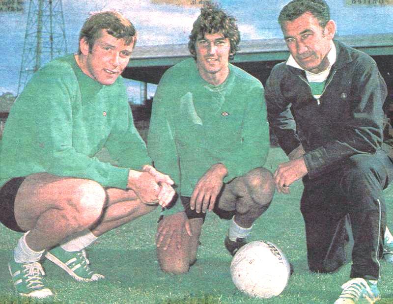Johannes Edvaldsson, Peter Latchford and Sean Fallon