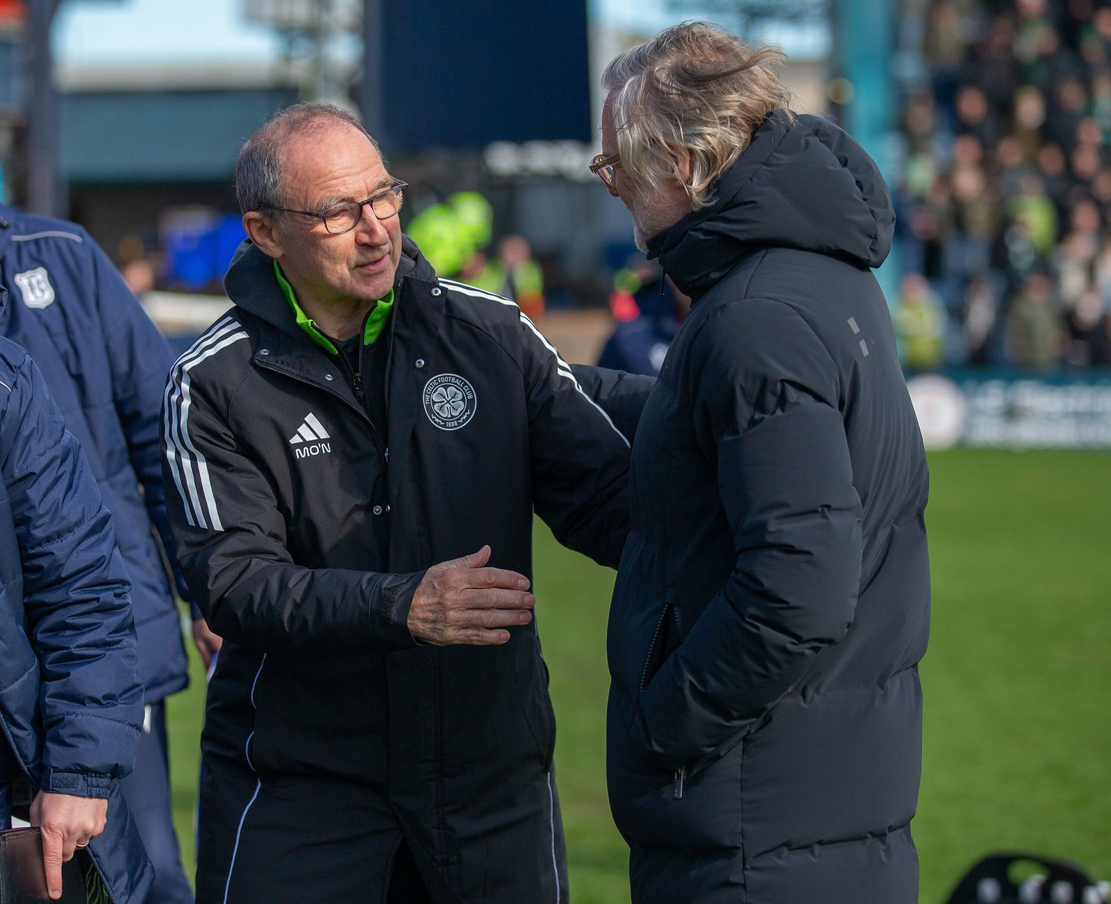 Martin O'Neill with Steven Pressley