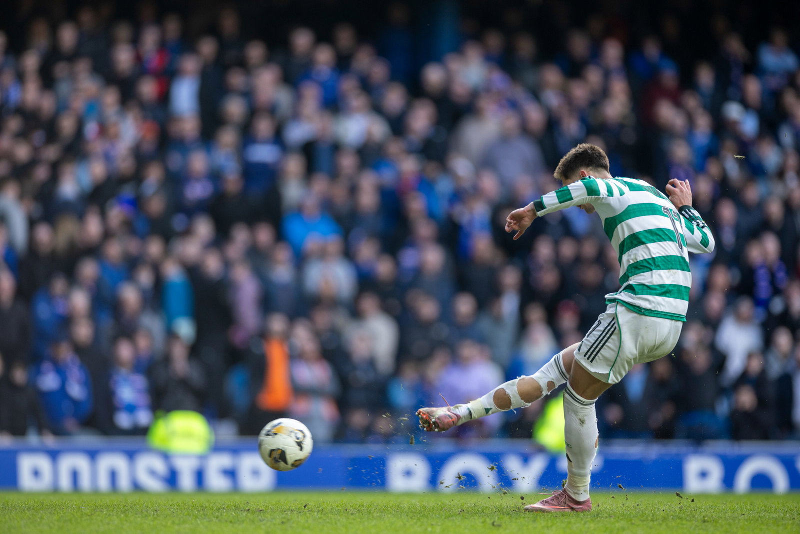 Tomas Cvancara of Celtic scores