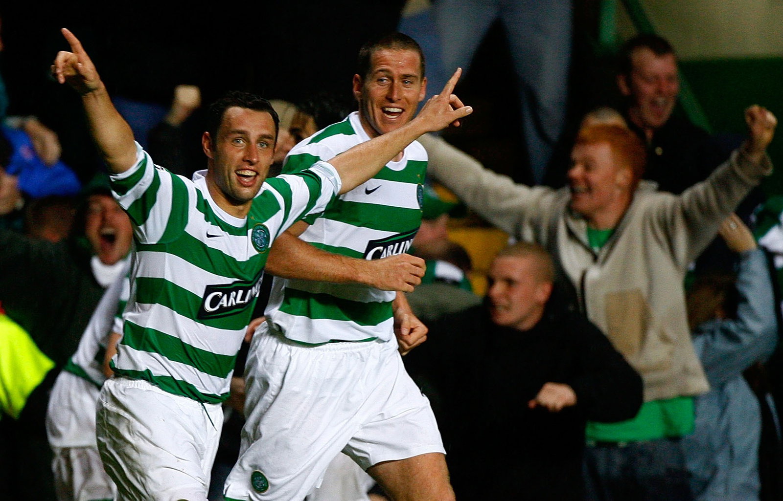 Scott McDonald of Celtic celebrates