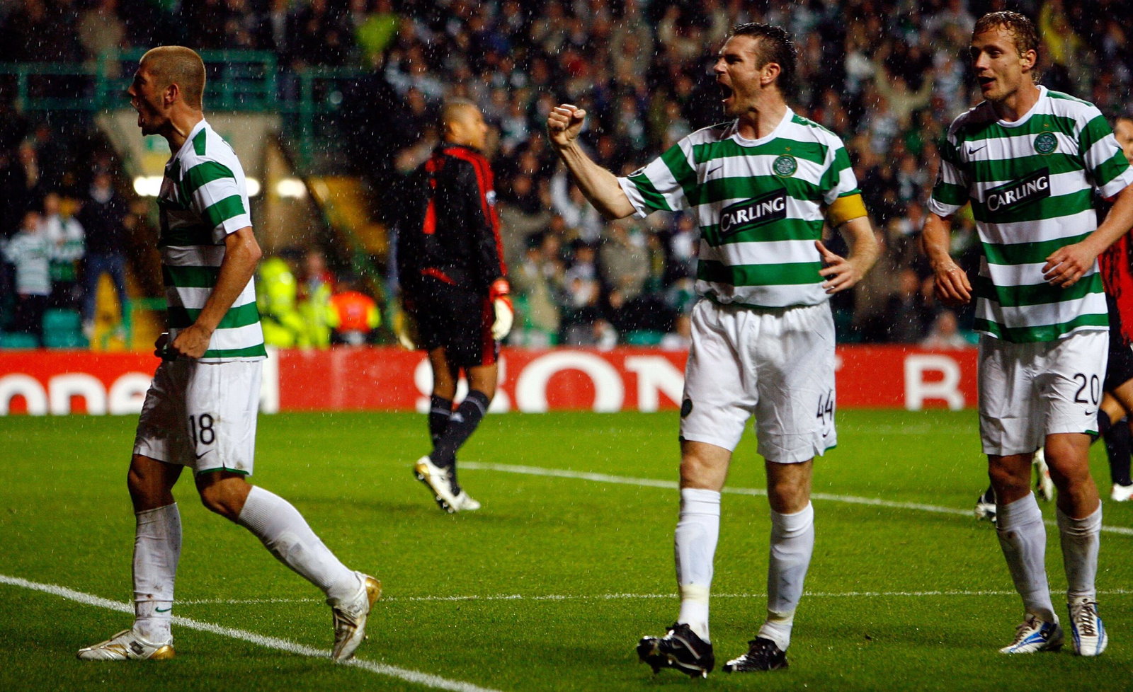 Stephen McManus of Celtic celebrates
