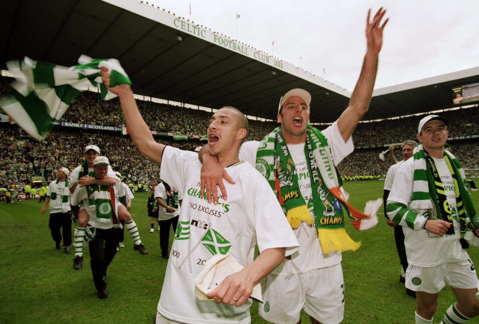 Henrik Larsson and Ramon Vega