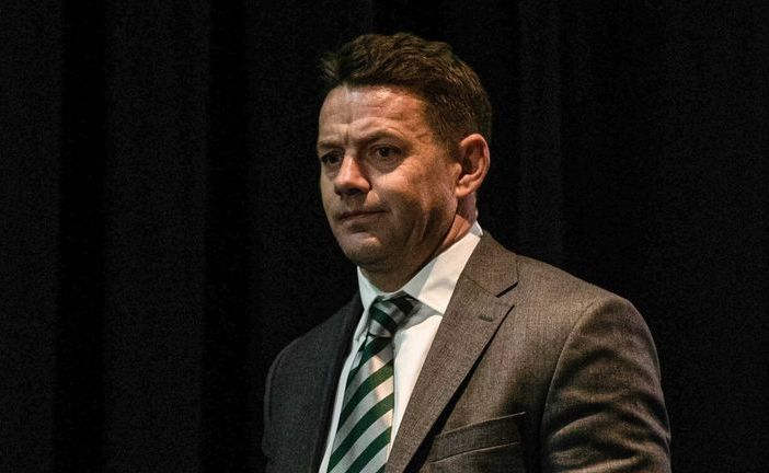 Ross Desmond at the 2025 Celtic AGM