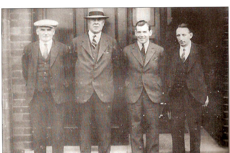 Jimmy Quinn, Willie Maley, Jimmy McGrory and Patsy Gallacher. 