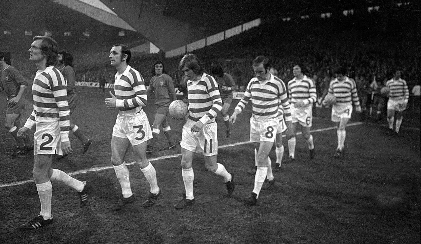 Celtic v Atletico Madrid, European Cup semi-final 1974. 