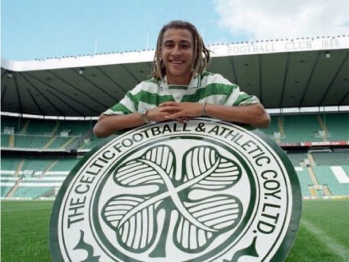 Henrik Larsson signs for Celtic on 25 July 1997