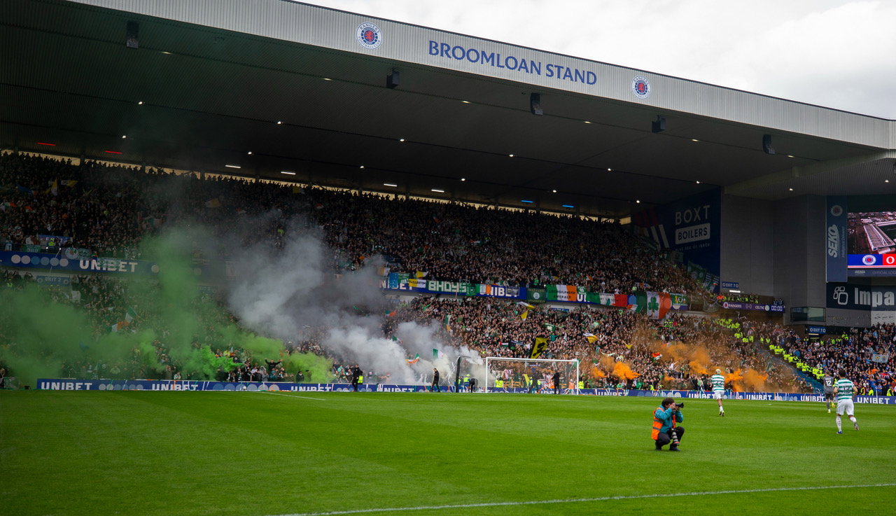 Scottish Cup quarter final at Ibrox