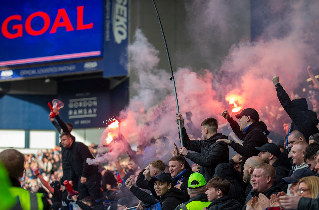 Scottish Cup quarter final at Ibrox 