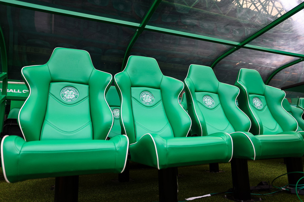Celtic Park dugout