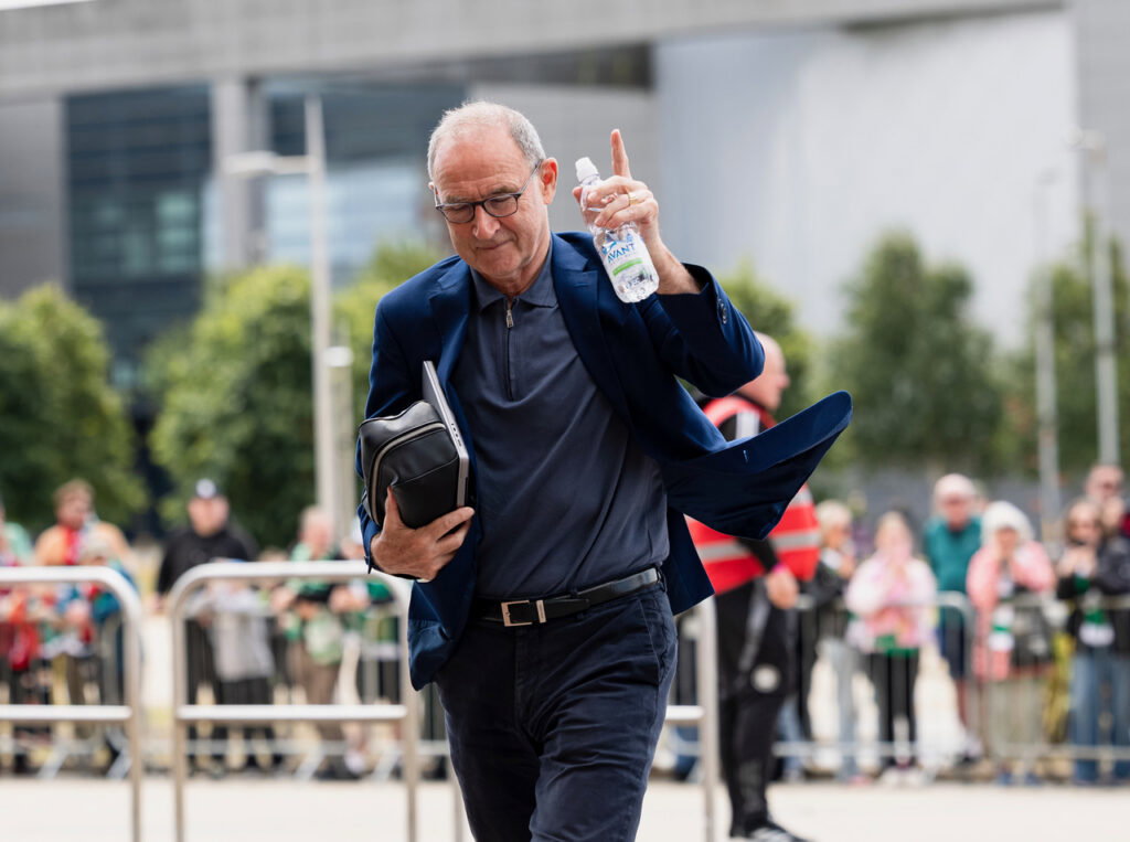 Celtic manager Martin O'Neill arrives at the ground