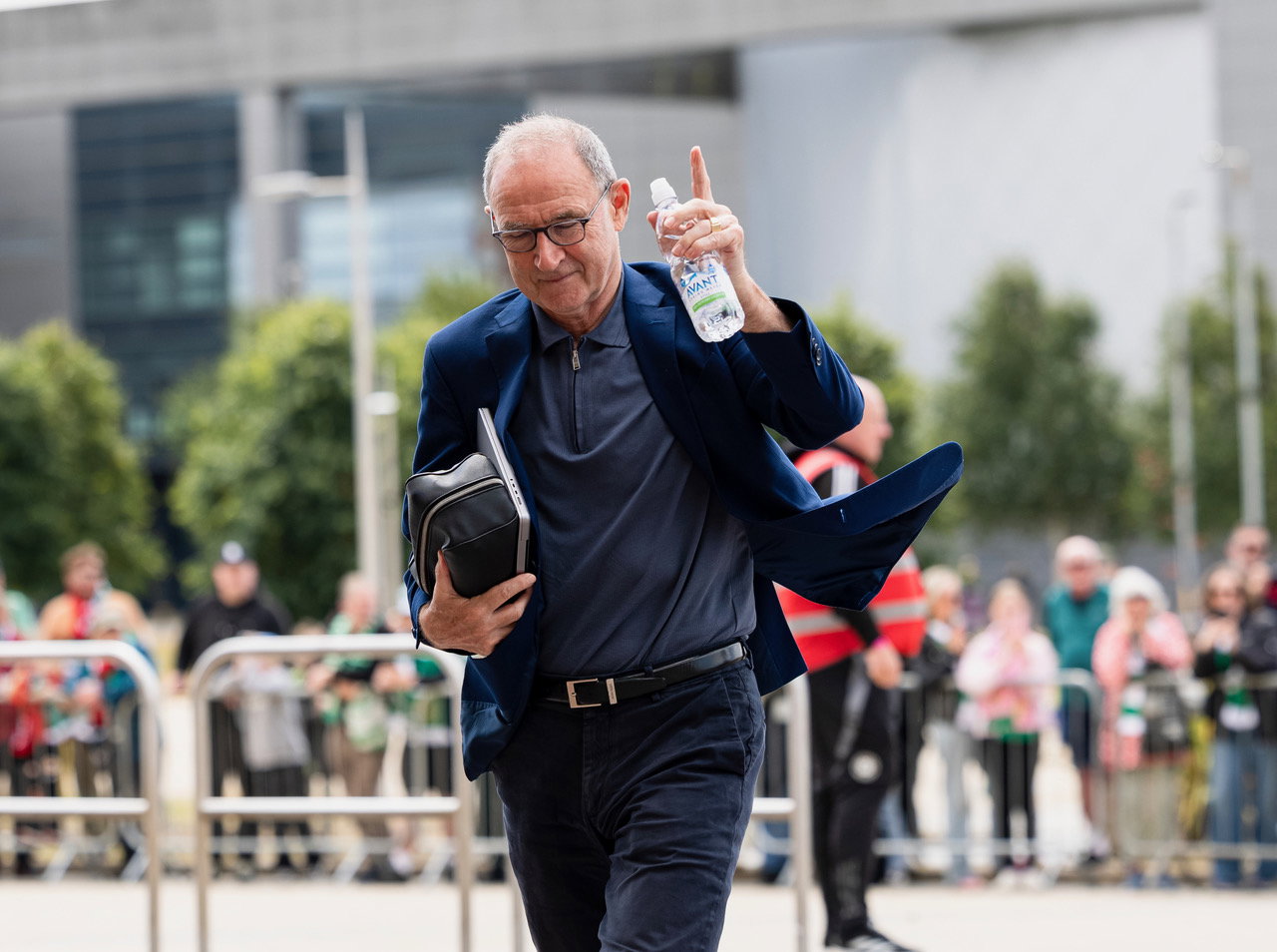 Celtic manager Martin O'Neill arrives at the ground