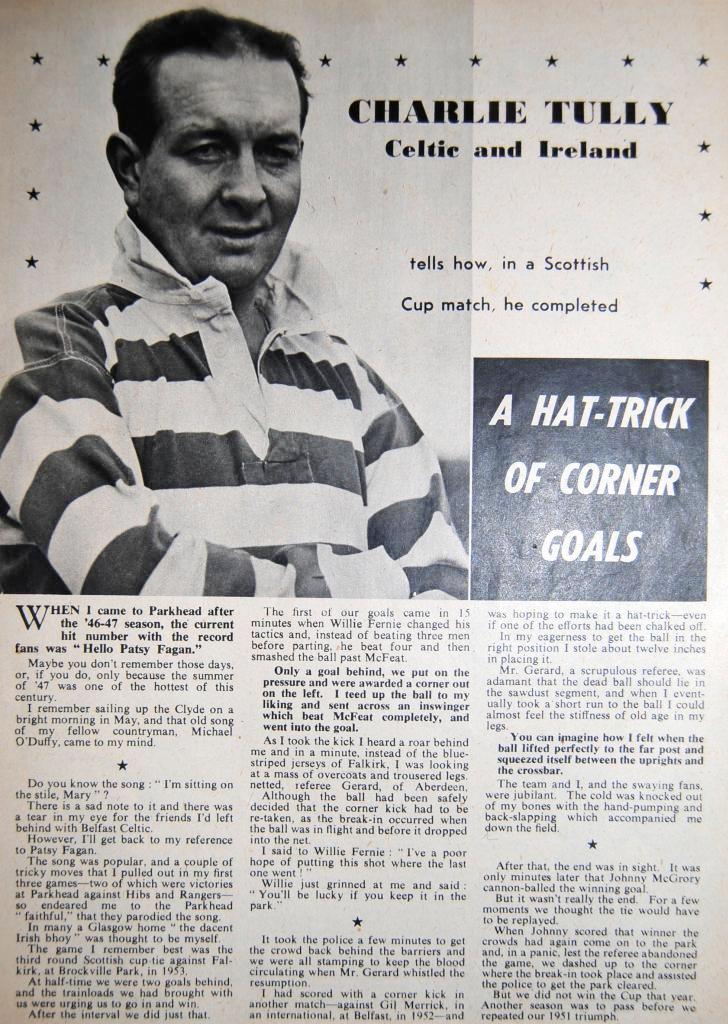 Charlie Tully, Celtic FC. 
