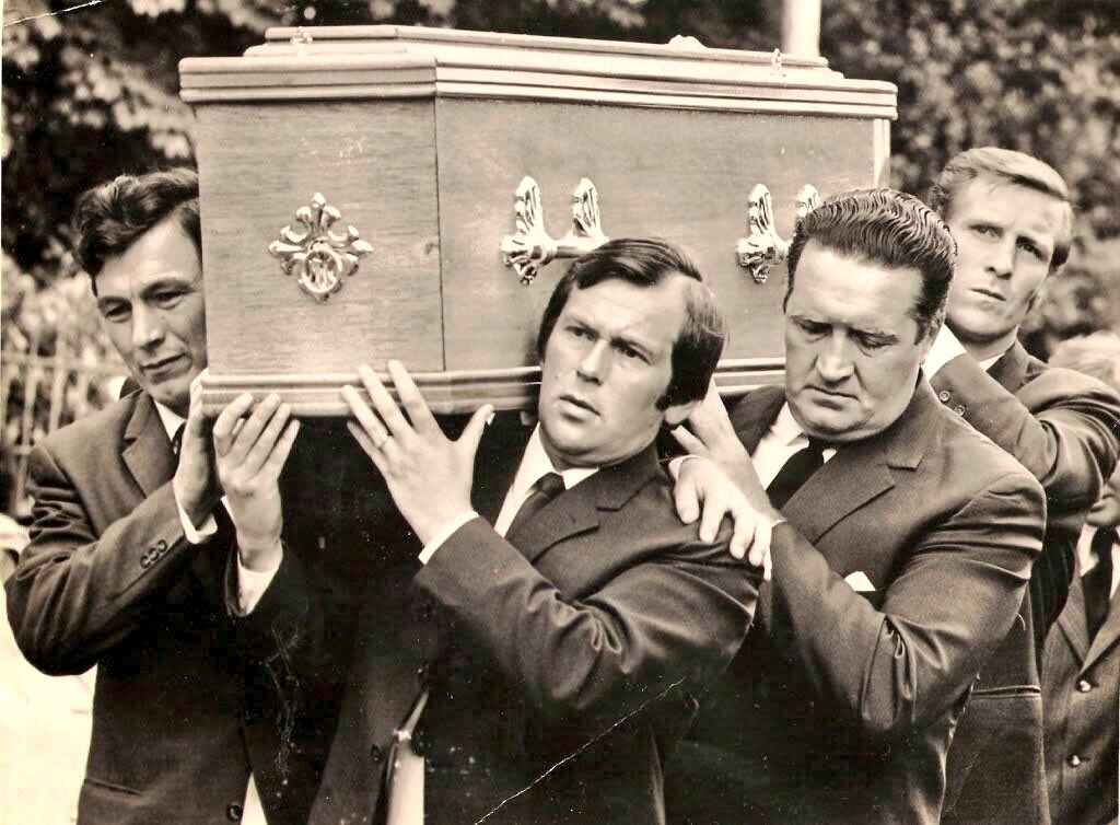 The funeral of Charlie Tully