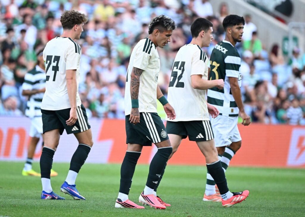 Camilo Duran of Celtic FC celebrates
