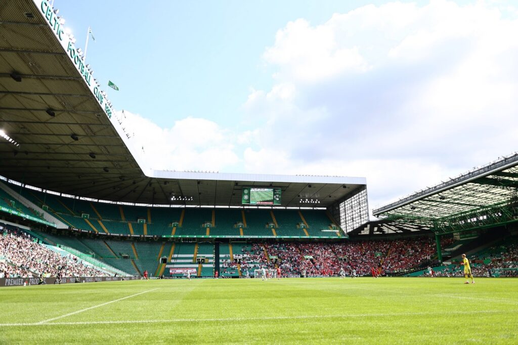 Celtic Park almost empty