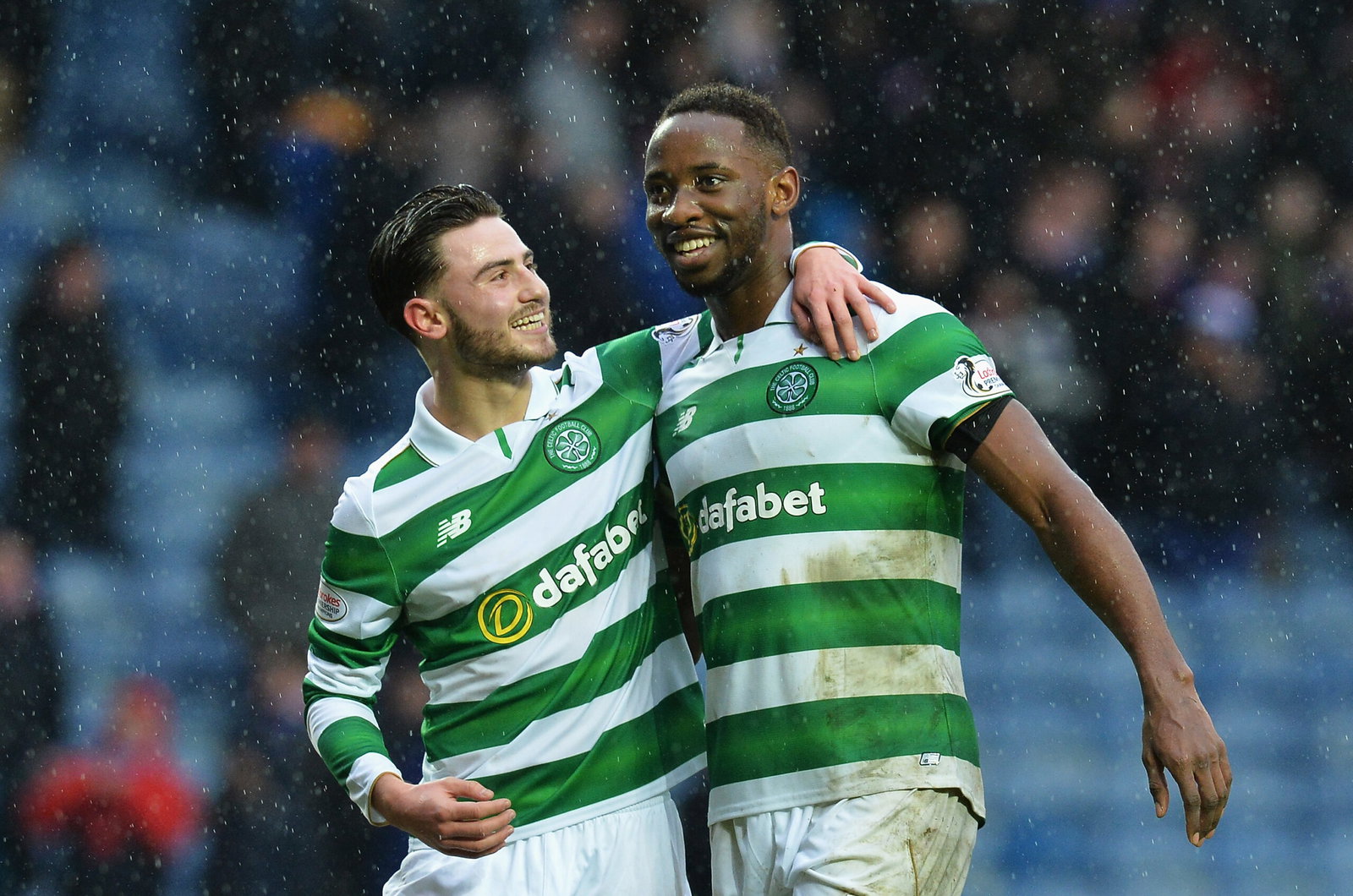 Moussa Dembele and Patrick Roberts 