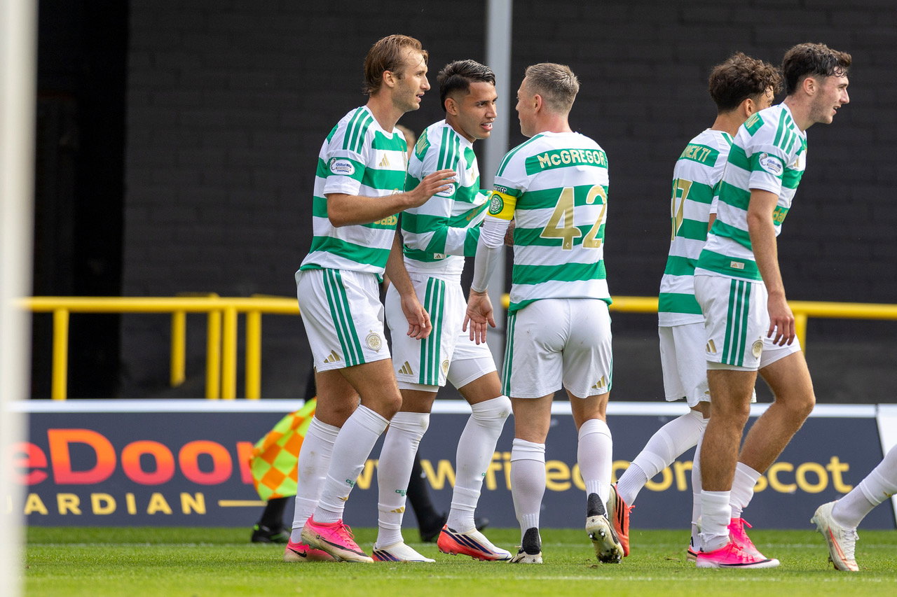 Celtic goal celebrations