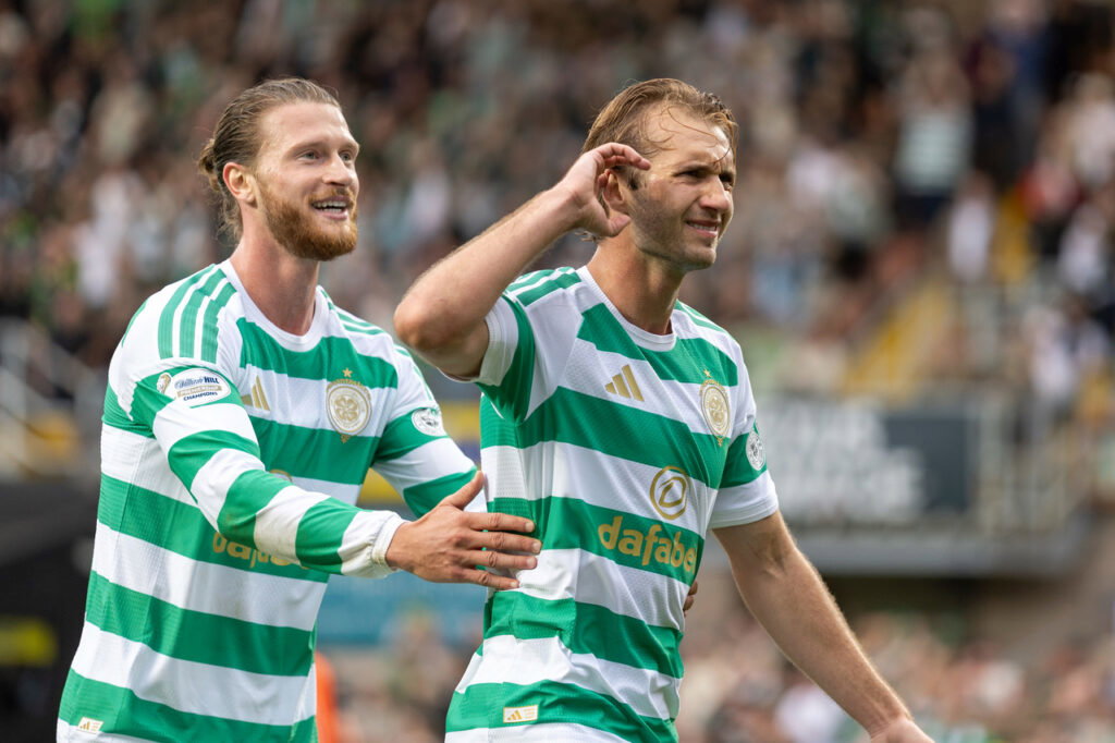Celtic v LASK: Predictions as Martin O’Neill’s midfield looks light Benjamin Nygren celebrates