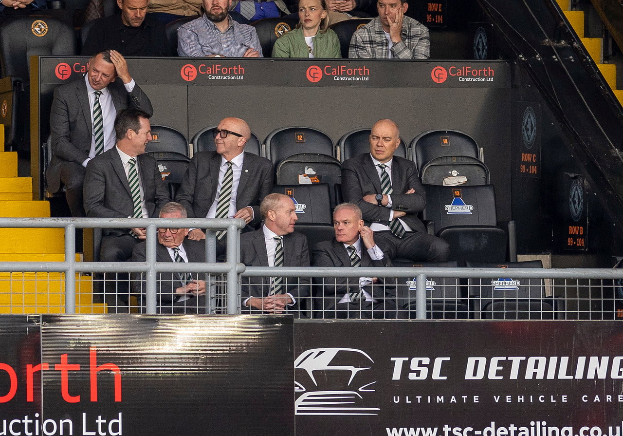 The Celtic Board at Tannadice 