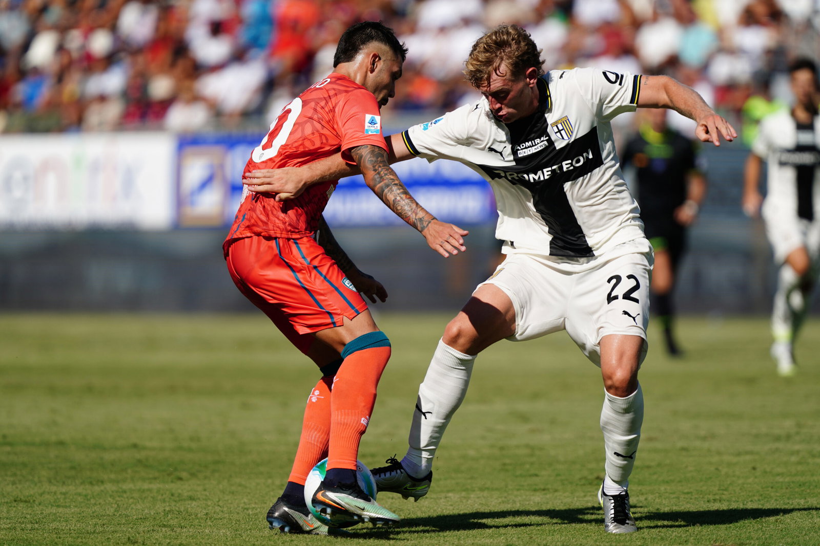 Oliver Sørensen of Parma (R)